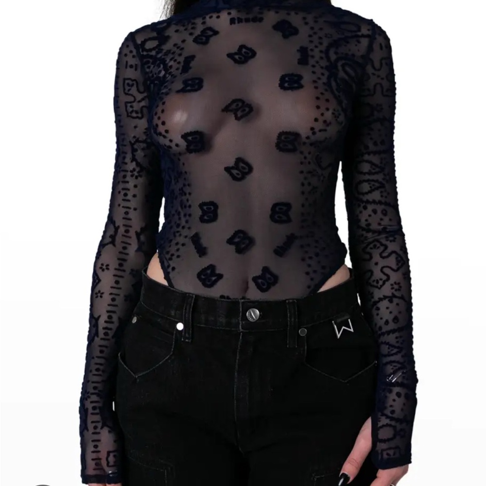 NWT Rhude bandana print bodysuit
